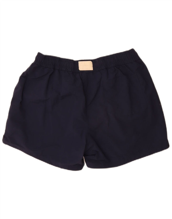 Shorts de banho masculino Lacoste tamanho 7 2XL azul marinho poliamida
