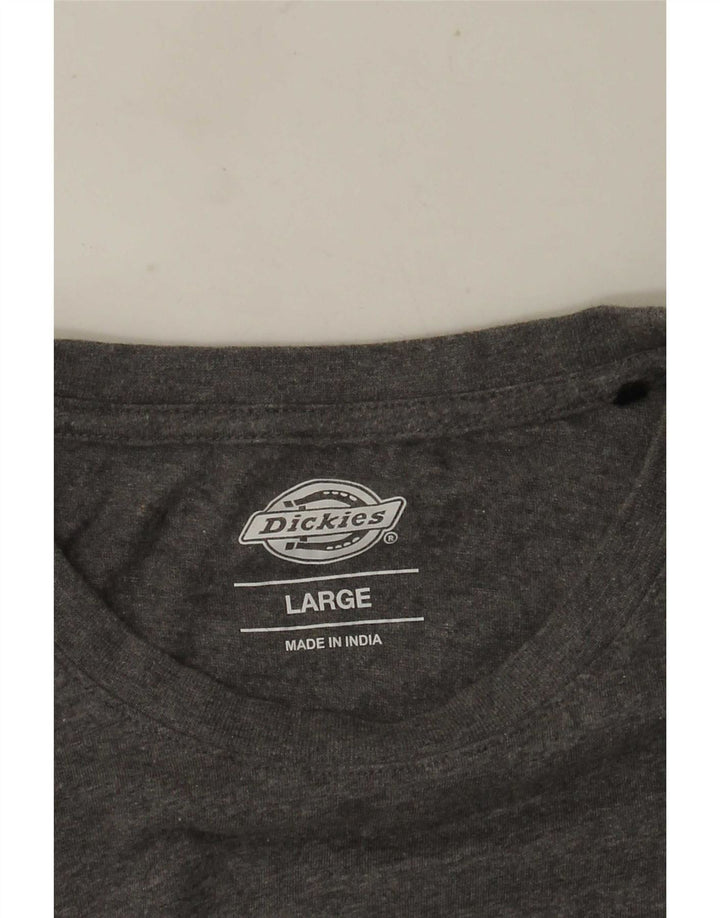 Camiseta masculina DICKIES grande cinza