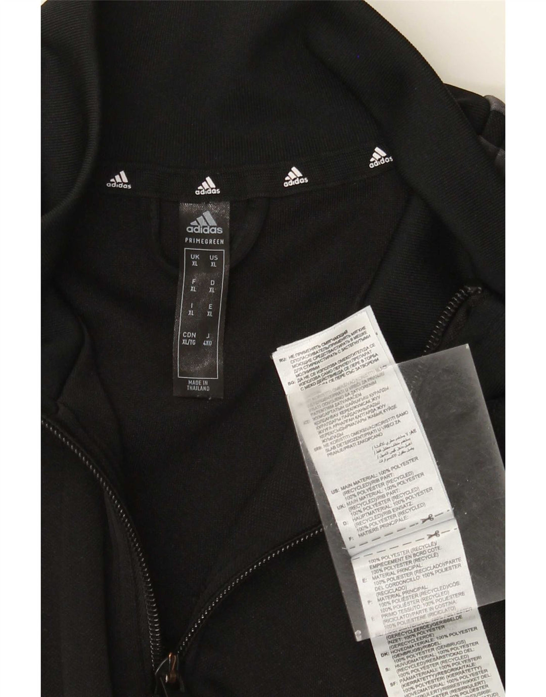 Adidas Mens Aeroready Tracksuit Top Jaqueta XL Preto Poliéster