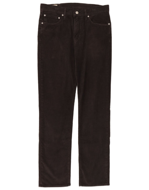 Calça Levi's Masculina 511 Slim Veludo W31 L32 Algodão Preto