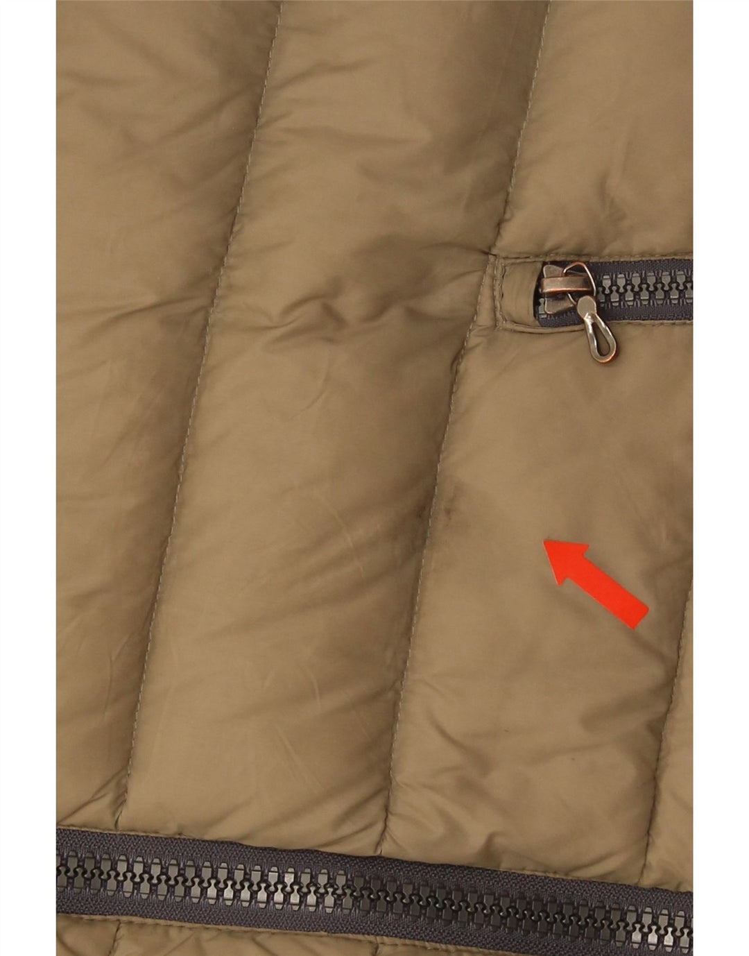 Jaqueta masculina acolchoada com capuz Colmar IT 48 médio cáqui