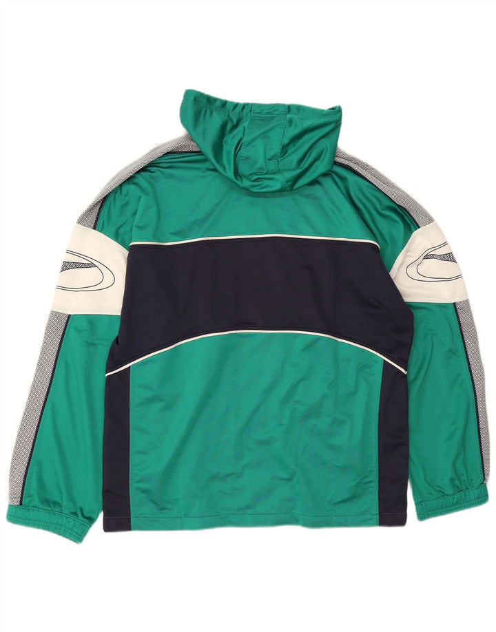 Puma Mens Hooded Graphic Full Tracksuit XL Verde Colourblock Poliéster