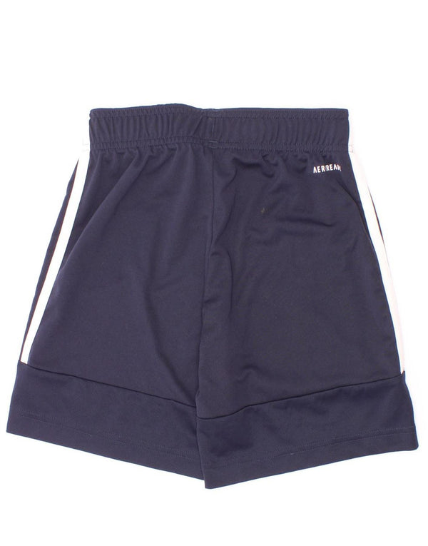 Calções desportivos Adidas Boys Aeroready 7-8 anos azul marinho poliéster