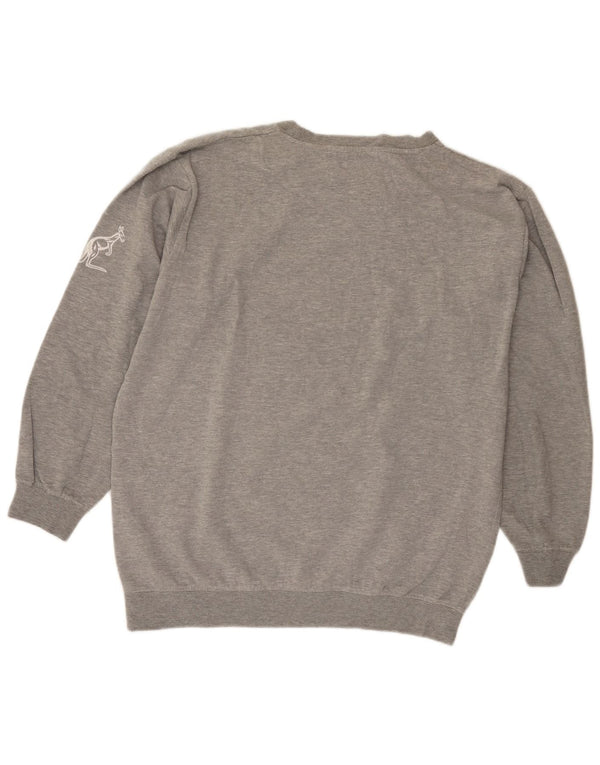 AUSTRALIAN L'ALPINA Meninos Moletom Jumper 13-14 Anos 2XL Cinza Salpicado