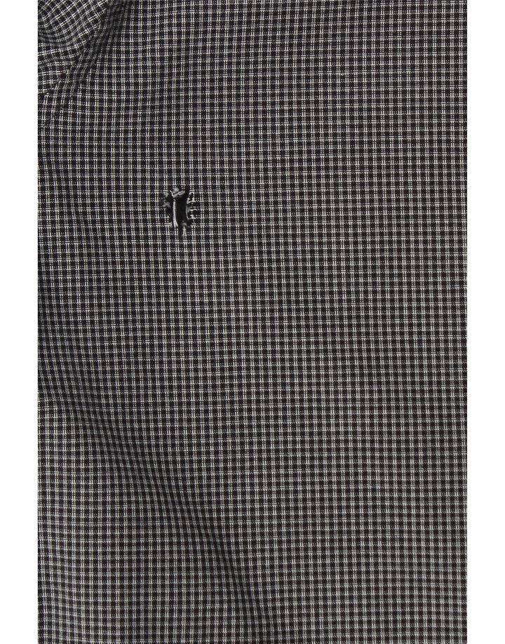 Camisa masculina Superdry média azul marinho algodão guingão