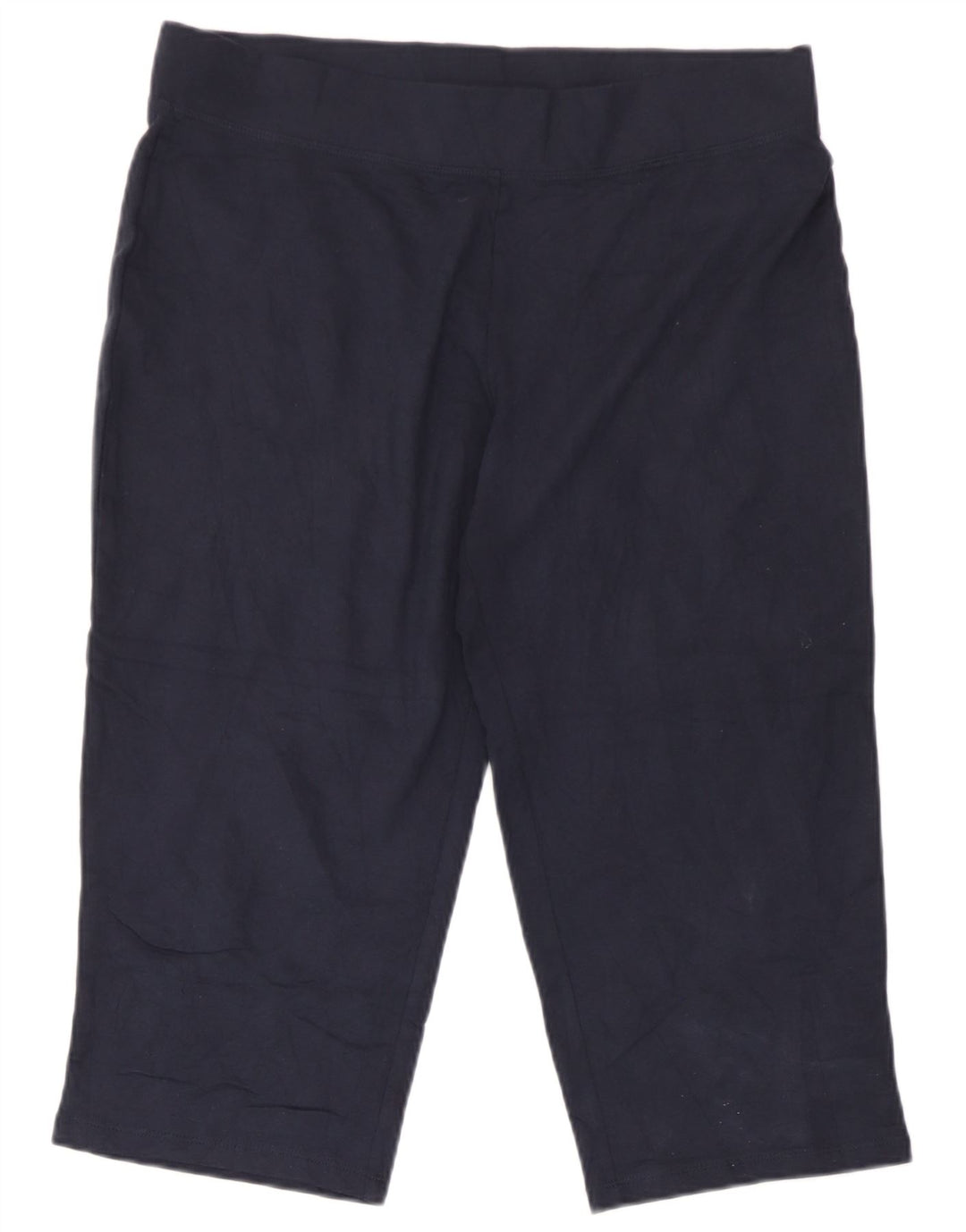 Calça de treino capri feminina Marks & Spencer Reino Unido 12 médio azul marinho