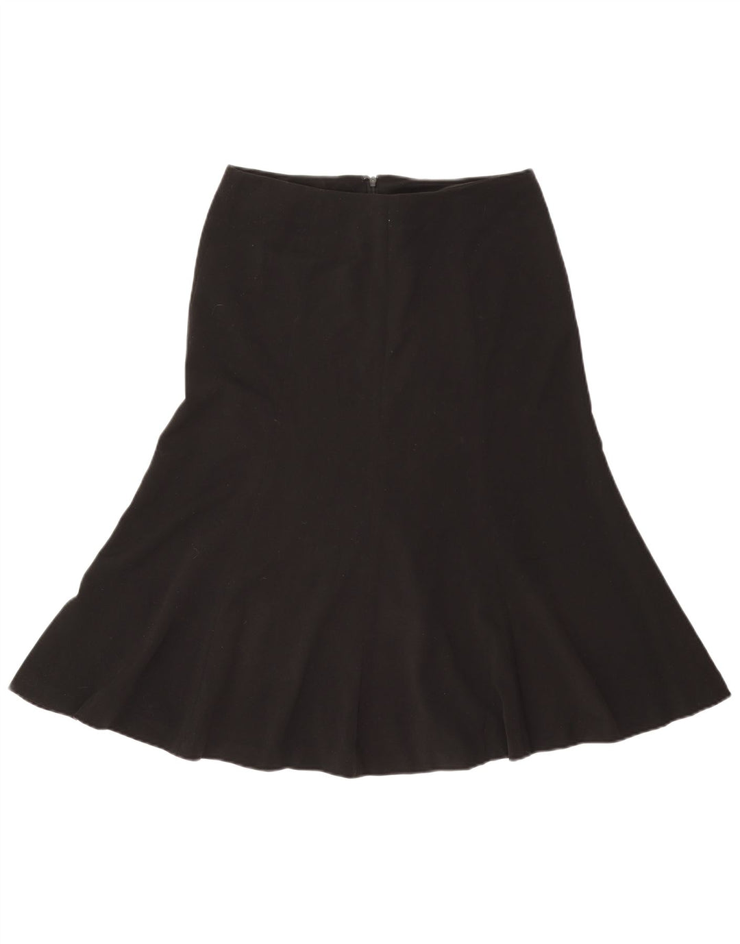 Saia trompete feminina EDDIE BAUER EUA 4 pequena W30 poliéster preto