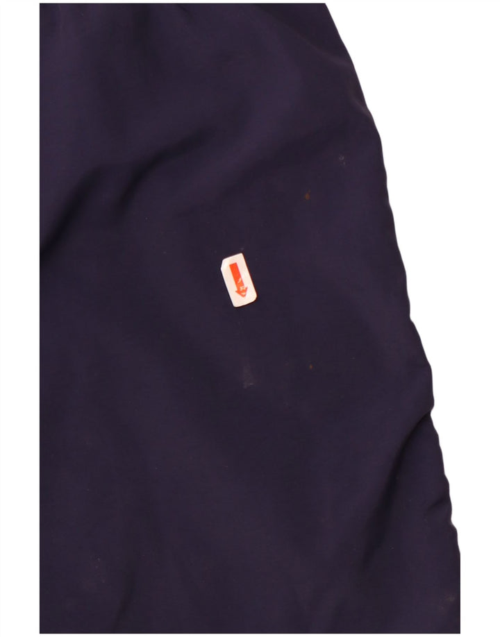 Shorts esportivos gráficos masculinos Diadora grande bloco colorido azul marinho