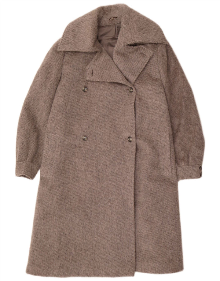 Casaco feminino vintage com peito duplo EU 44 XL cinza