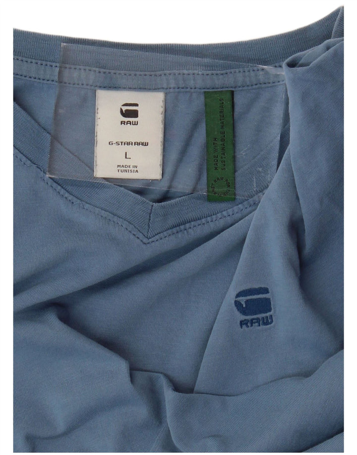 Camiseta masculina G-STAR grande azul