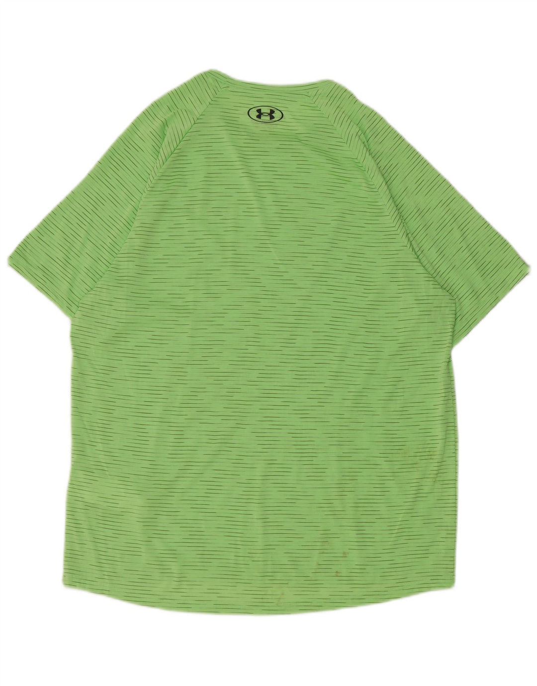 Camiseta masculina Under Armour grande poliéster listrado verde