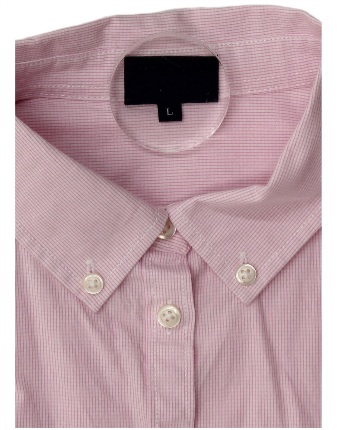 Camisa feminina Kappa UK 16 grande algodão xadrez rosa