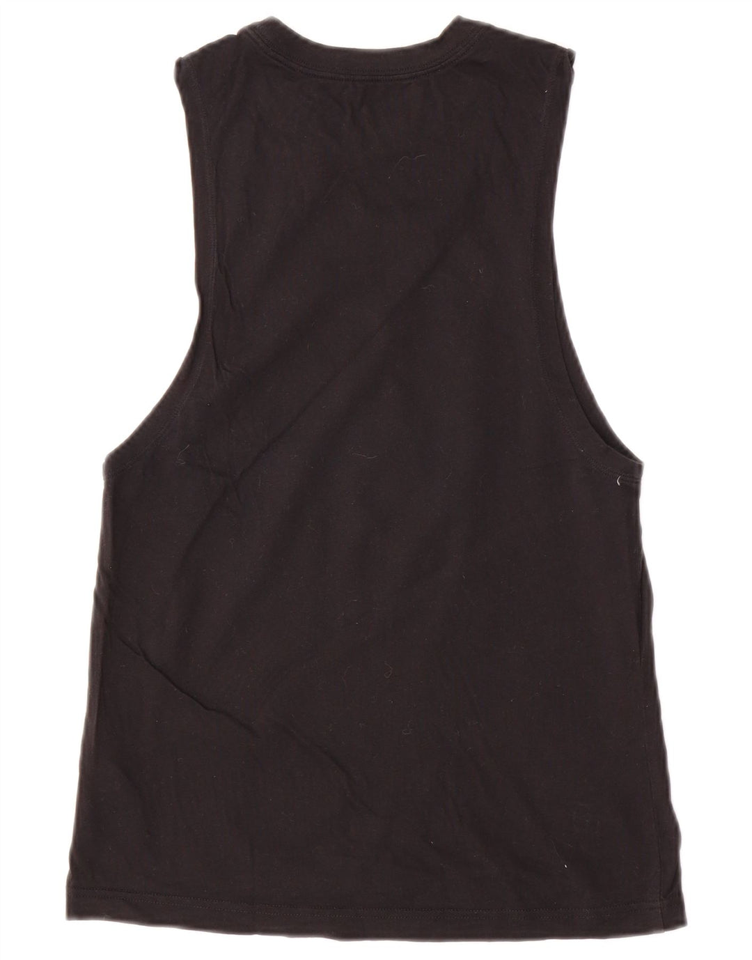 NIKE Mens Graphic Vest Top XS Algodão Preto