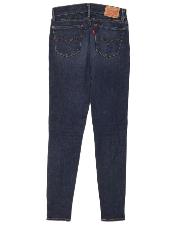 Calça jeans feminina Levi's 710 Super Skinny W27 L30 azul marinho algodão