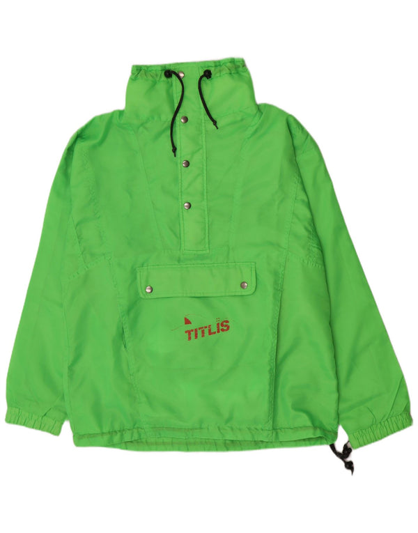Chamonix Mens Graphic Pullover Ski Jacket Médio Verde Poliéster Esportes