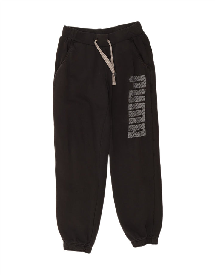Calça esportiva masculina Puma Graphic Joggers grande preta