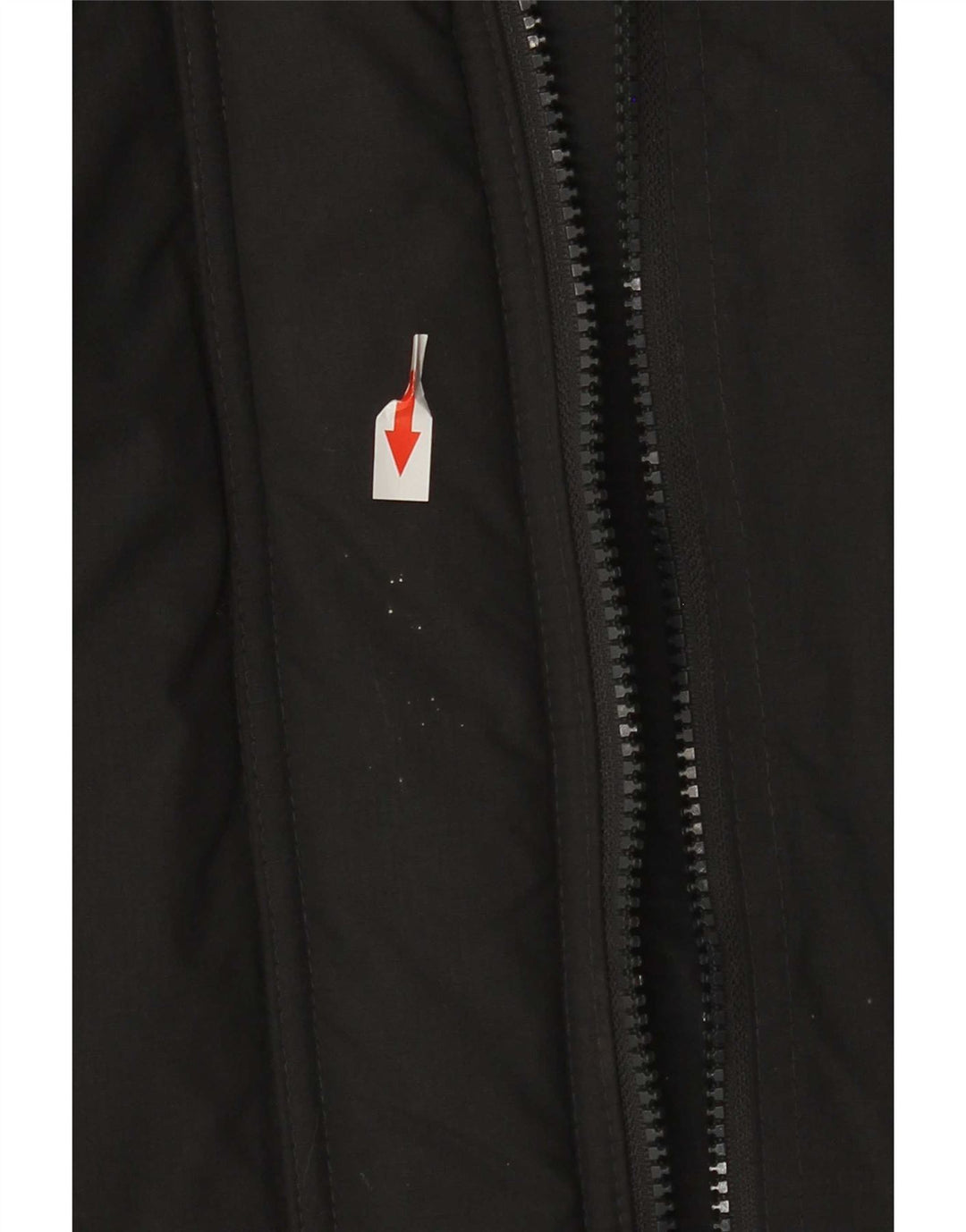Jaqueta corta-vento feminina Superdry com capuz UK 14 nylon cinza médio