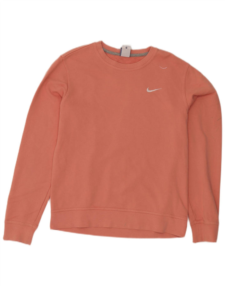 Nike Mens Moletom Jumper Médio Algodão Rosa