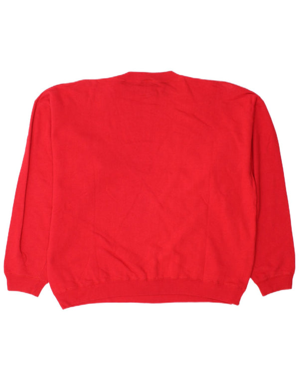 Broadway moletom masculino jumper grande algodão vermelho
