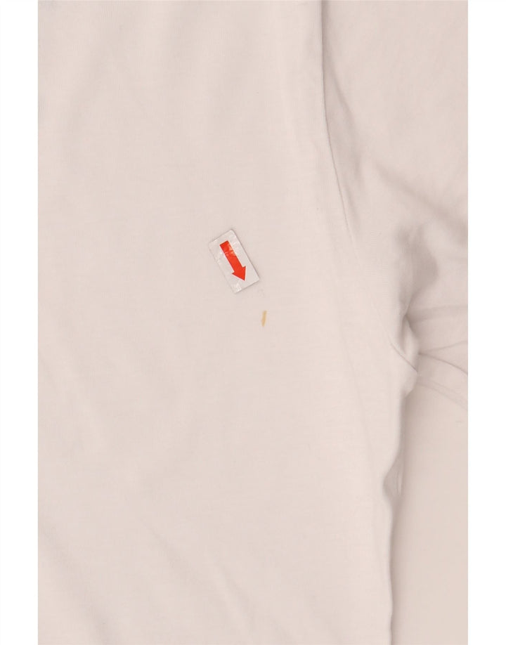 Camiseta masculina North Sails com estampa gráfica pequena de algodão branco