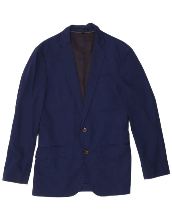 Jaqueta Blazer J. Crew Masculina Ludlow 2 Botões Slim Fit Reino Unido 34 XS Azul