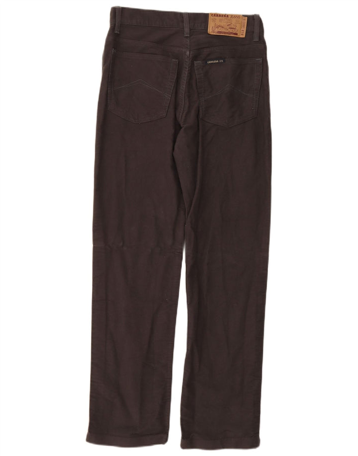 Calça Carrera Feminina Reta Casual W28 L29 Cinza
