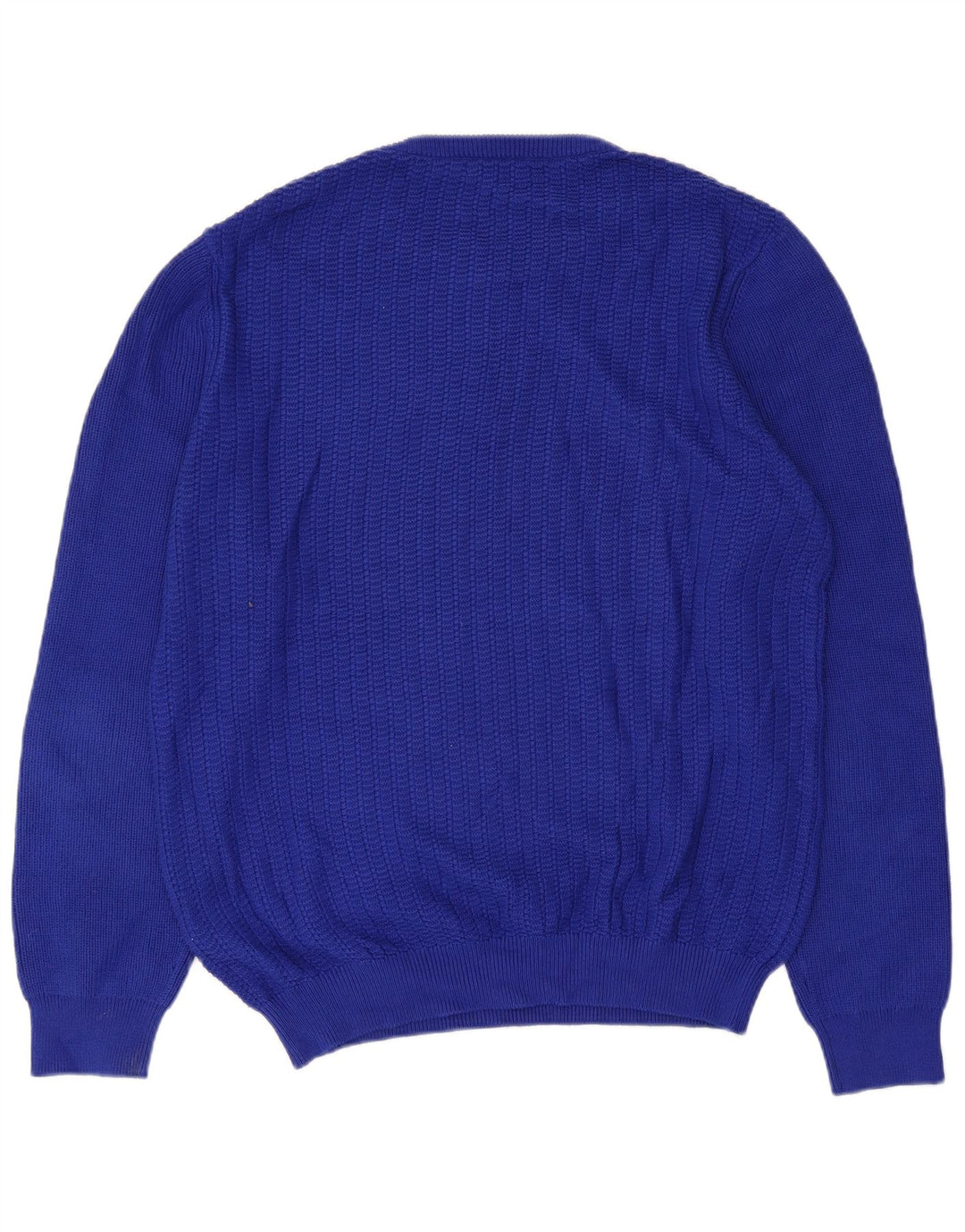Suéter masculino Reiss com gola redonda, grande algodão azul