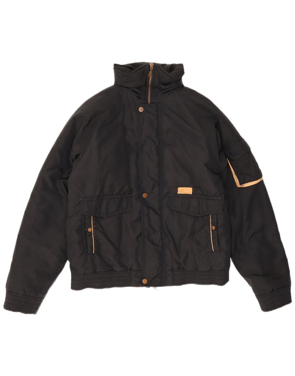 Jaqueta acolchoada feminina ALVIERO MARTINI UK 18 XL preta