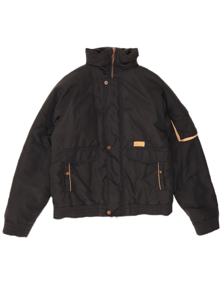 Jaqueta acolchoada feminina ALVIERO MARTINI UK 18 XL preta