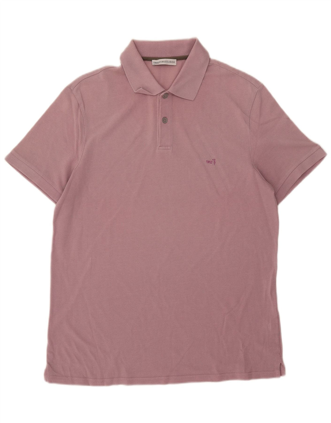 Camisa polo masculina Trussardi 2XL algodão rosa