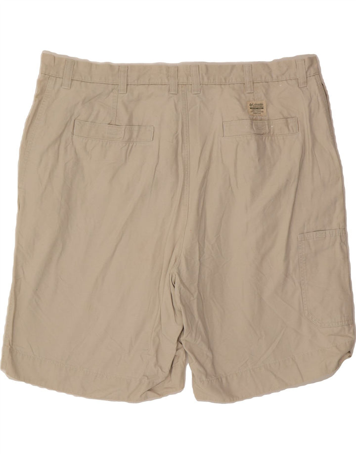 COLUMBIA Mens Chino Shorts W44 2XL Beige Cotton Vintage Columbia and Second-Hand Columbia from Messina Hembry 