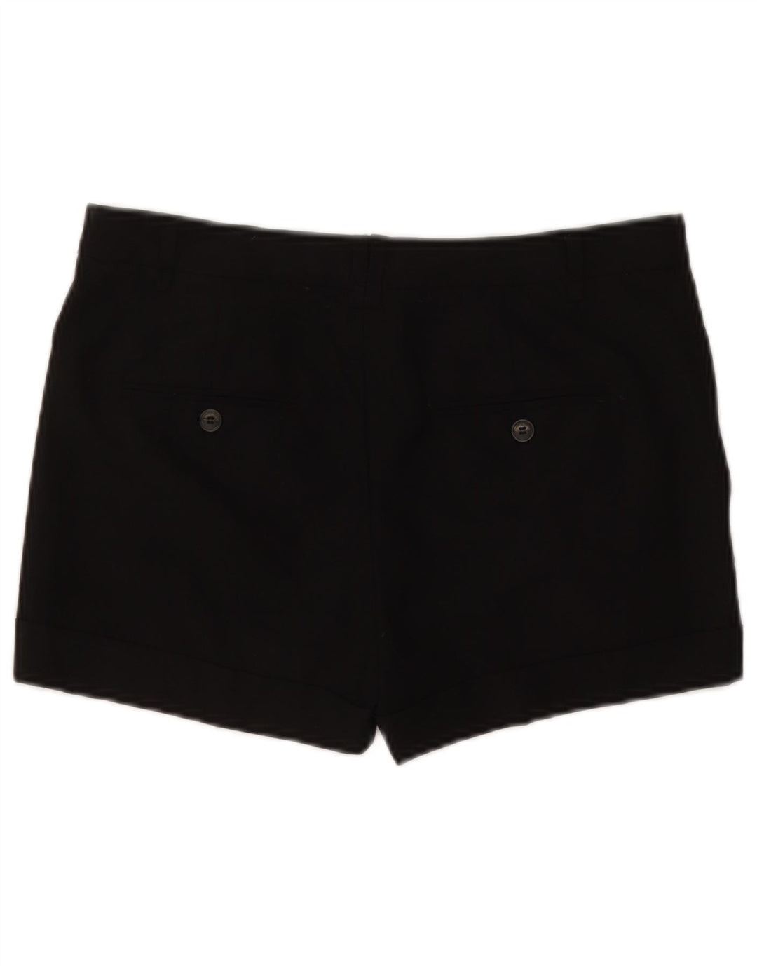 ZARA Shorts Chino Feminino Médio W28 Poliéster Preto