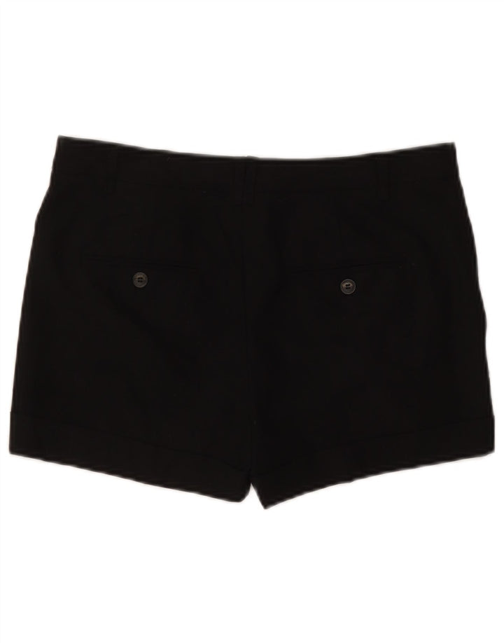 ZARA Shorts Chino Feminino Médio W28 Poliéster Preto