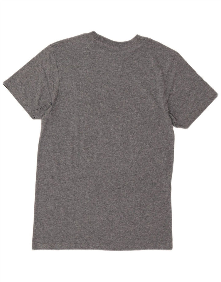 Camiseta masculina VANS Custom Fit Graphic Top Pequeno Algodão Cinza