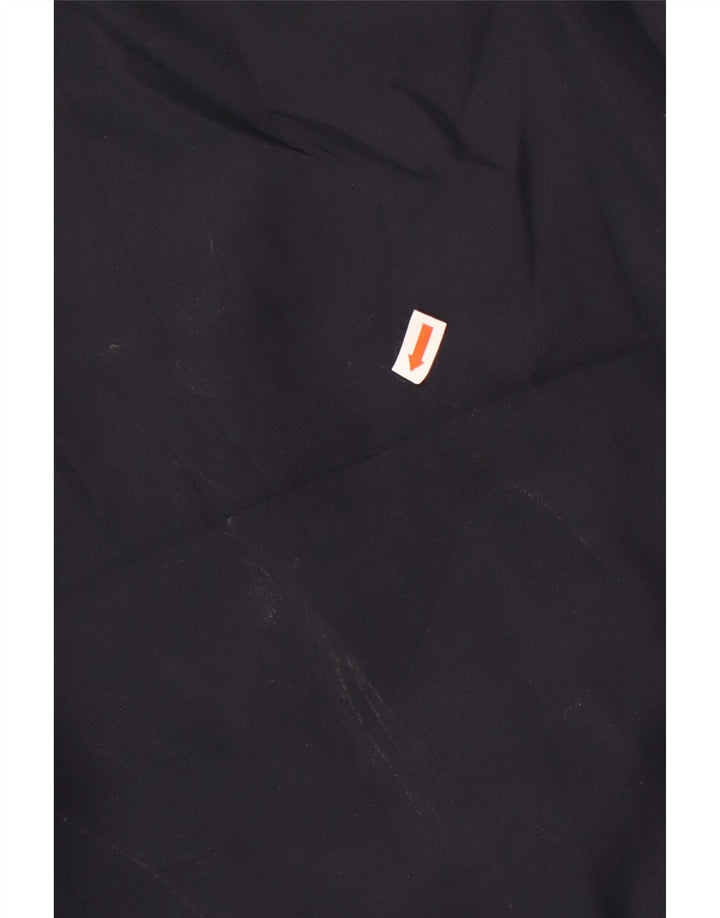 Jaqueta corta-vento masculina Calvin Klein com capuz Reino Unido 42 XL azul marinho poliéster