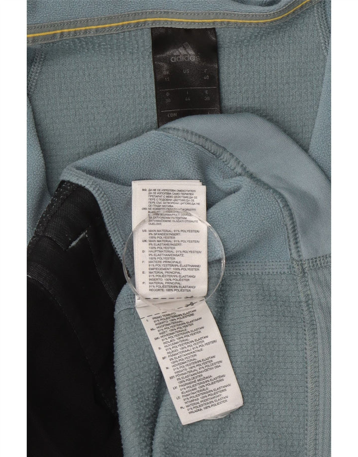 Adidas Womens Terrex Tracksuit Top Jacket UK 12 Medium Blue Colourblock