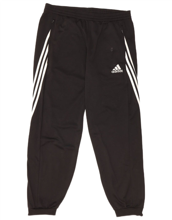 Adidas Mens Treino Calças Joggers Grande Poliéster Preto