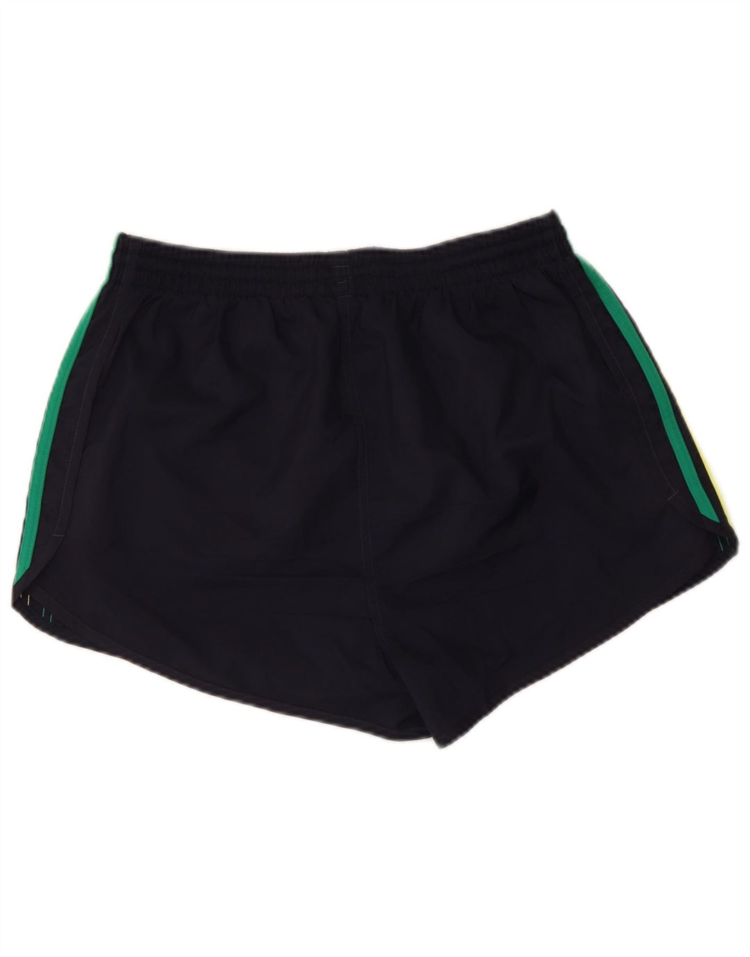 Shorts esportivos femininos Adidas UK 12 médio azul marinho colorblock poliéster
