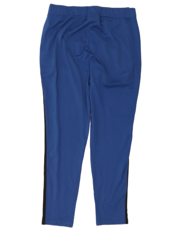 Calças de treino masculinas Under Armour grande poliéster azul Colourblock