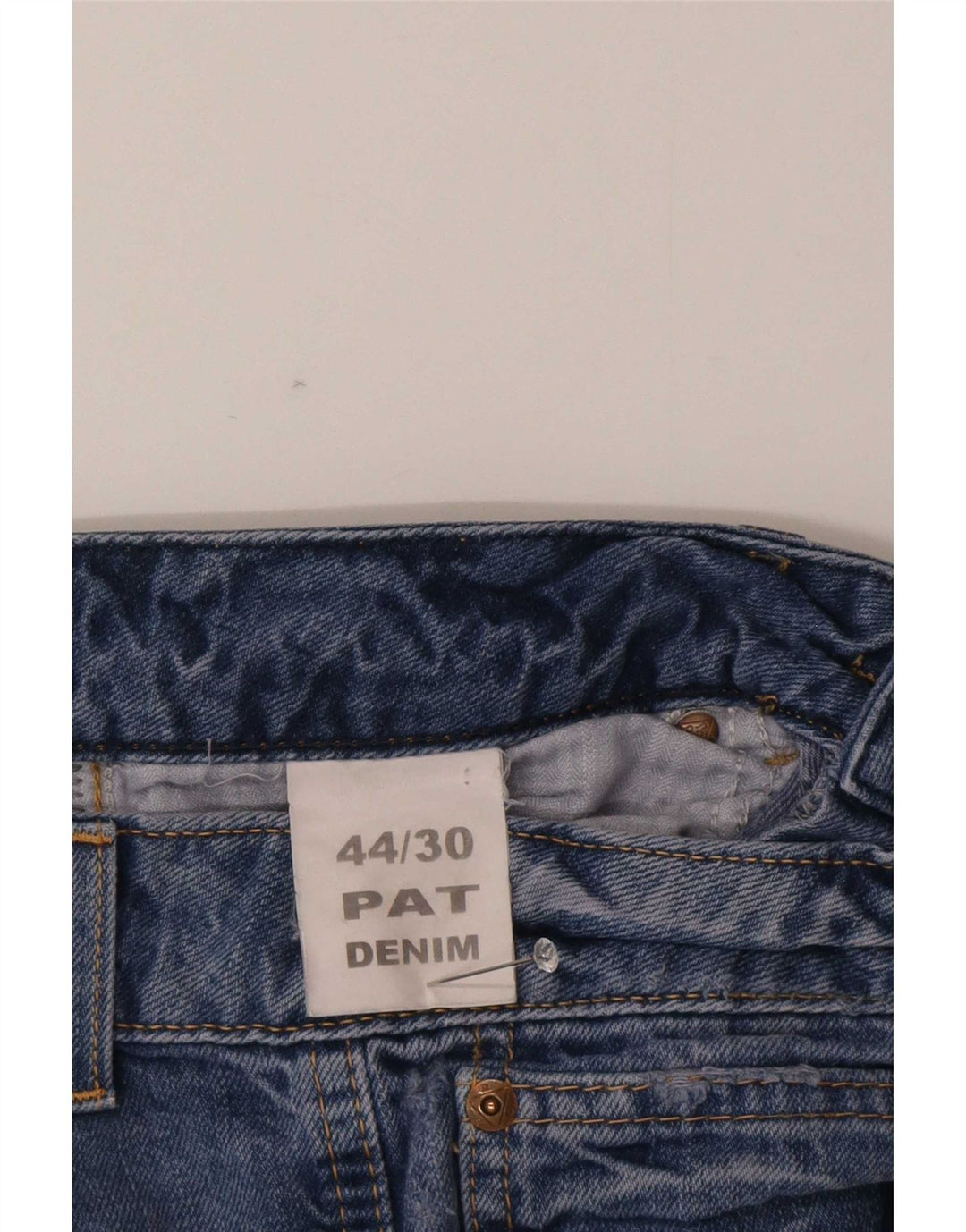Calça jeans reta feminina Roy Rogers W30 L34 algodão azul