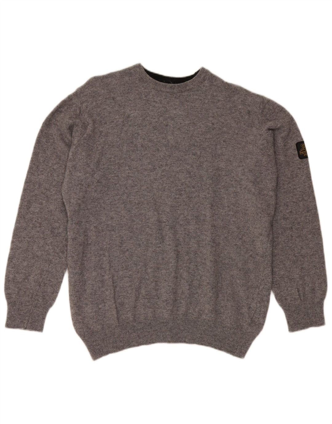 Suéter masculino REFRIGIWEAR com gola redonda cinza médio