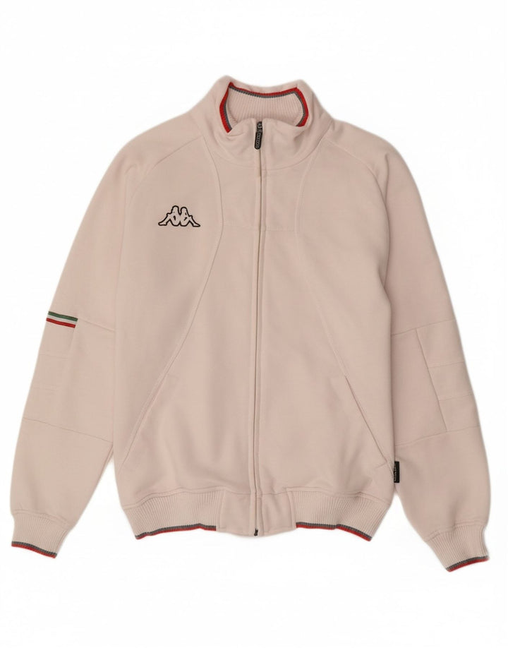 Jaqueta feminina KAPPA UK 14 grande algodão branco