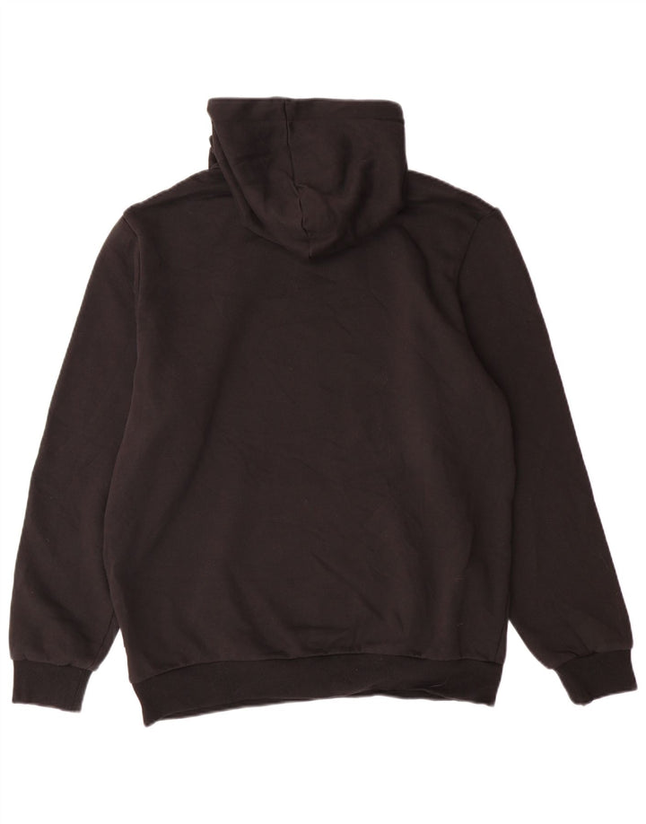 PUMA Mens Graphic Hoodie Jumper Médio Algodão Preto