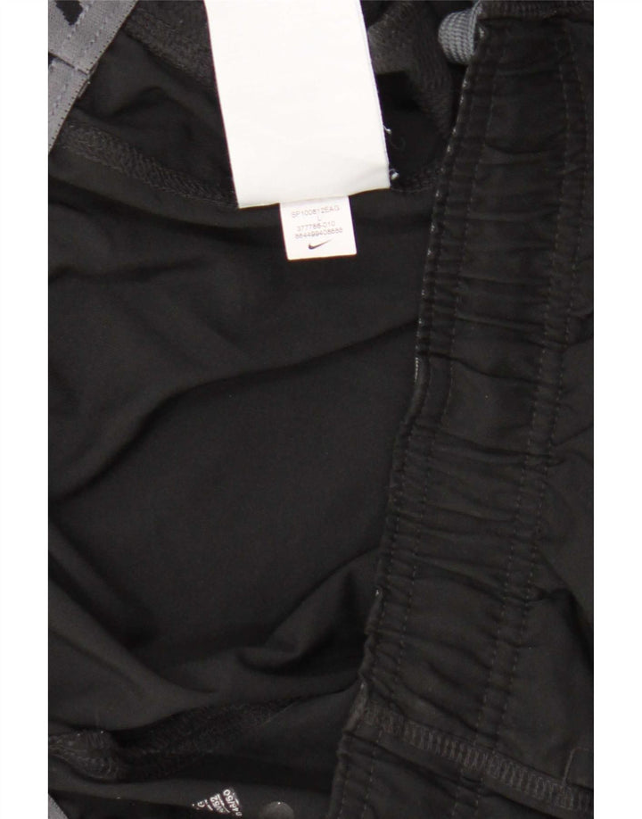Calça de treino masculina Nike Dri Fit grande poliéster preto