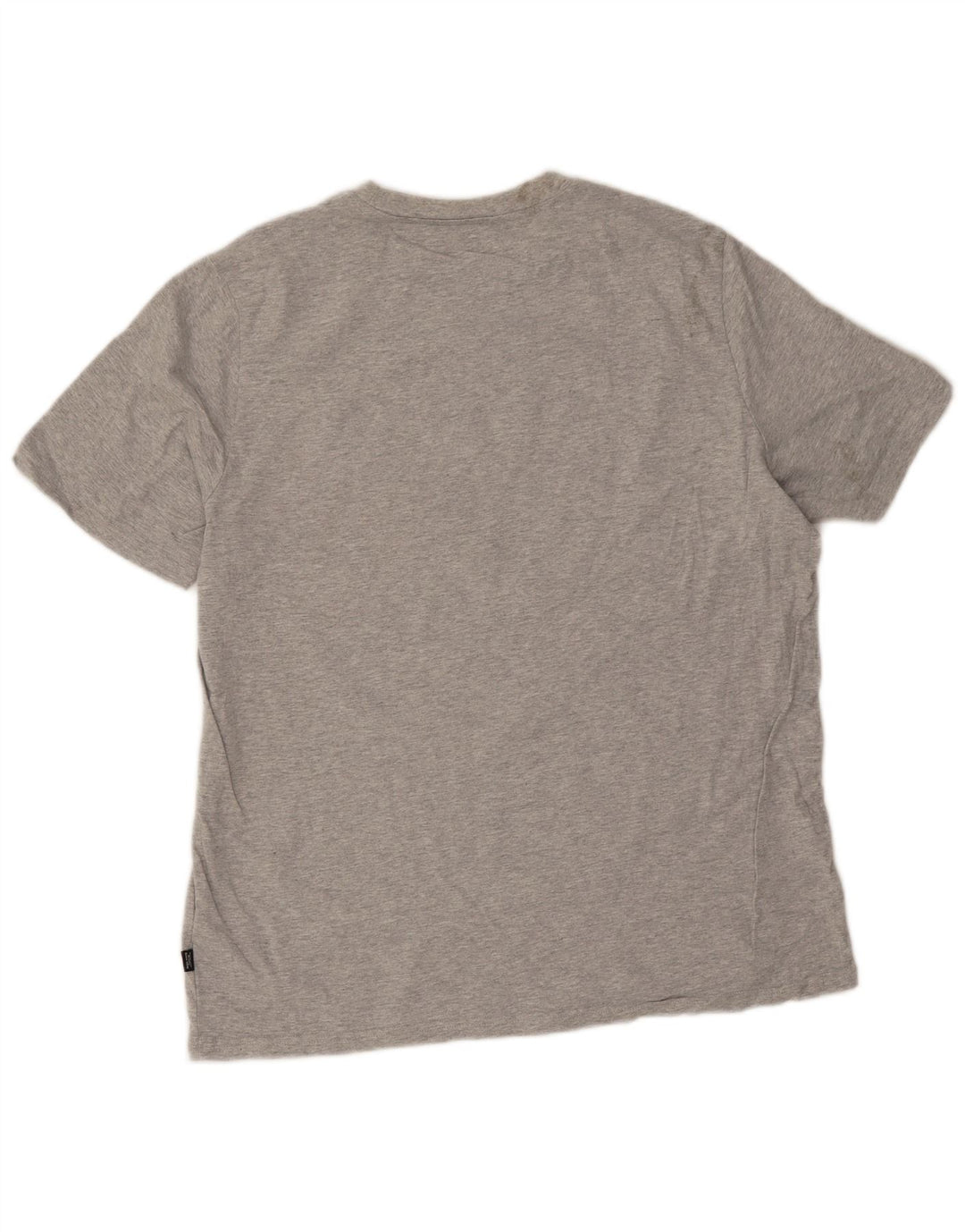 Camiseta masculina Puma Graphic Top grande algodão cinza