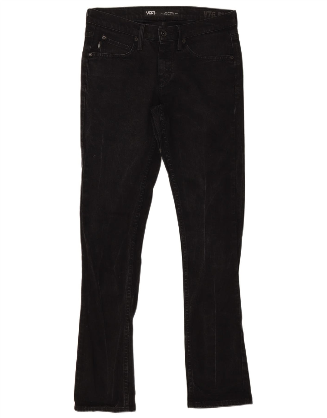 Vans Masculino Bootcut Jeans W30 L32 Preto Algodão