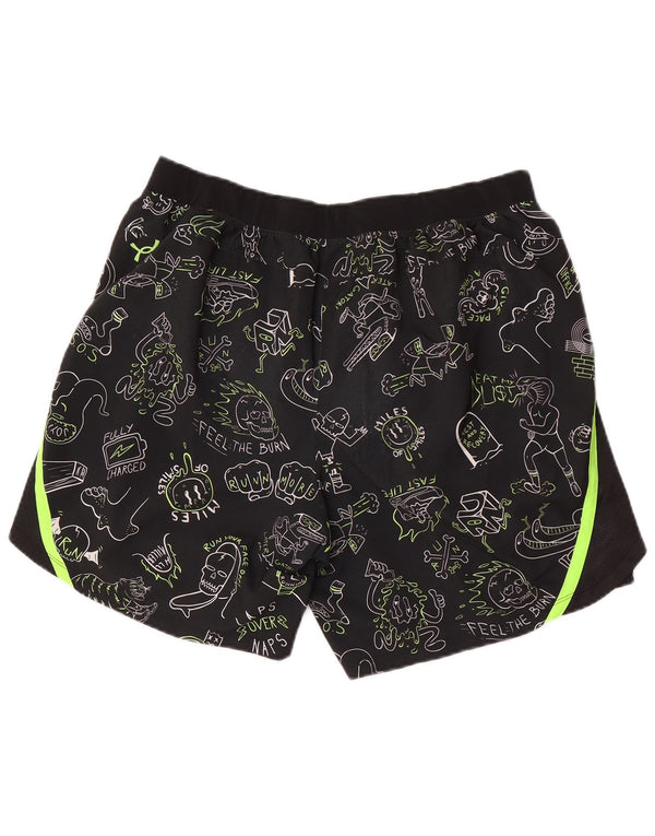 Shorts esportivos masculinos Under Armour Heat Gear Abstract Pattern Graphic XL preto