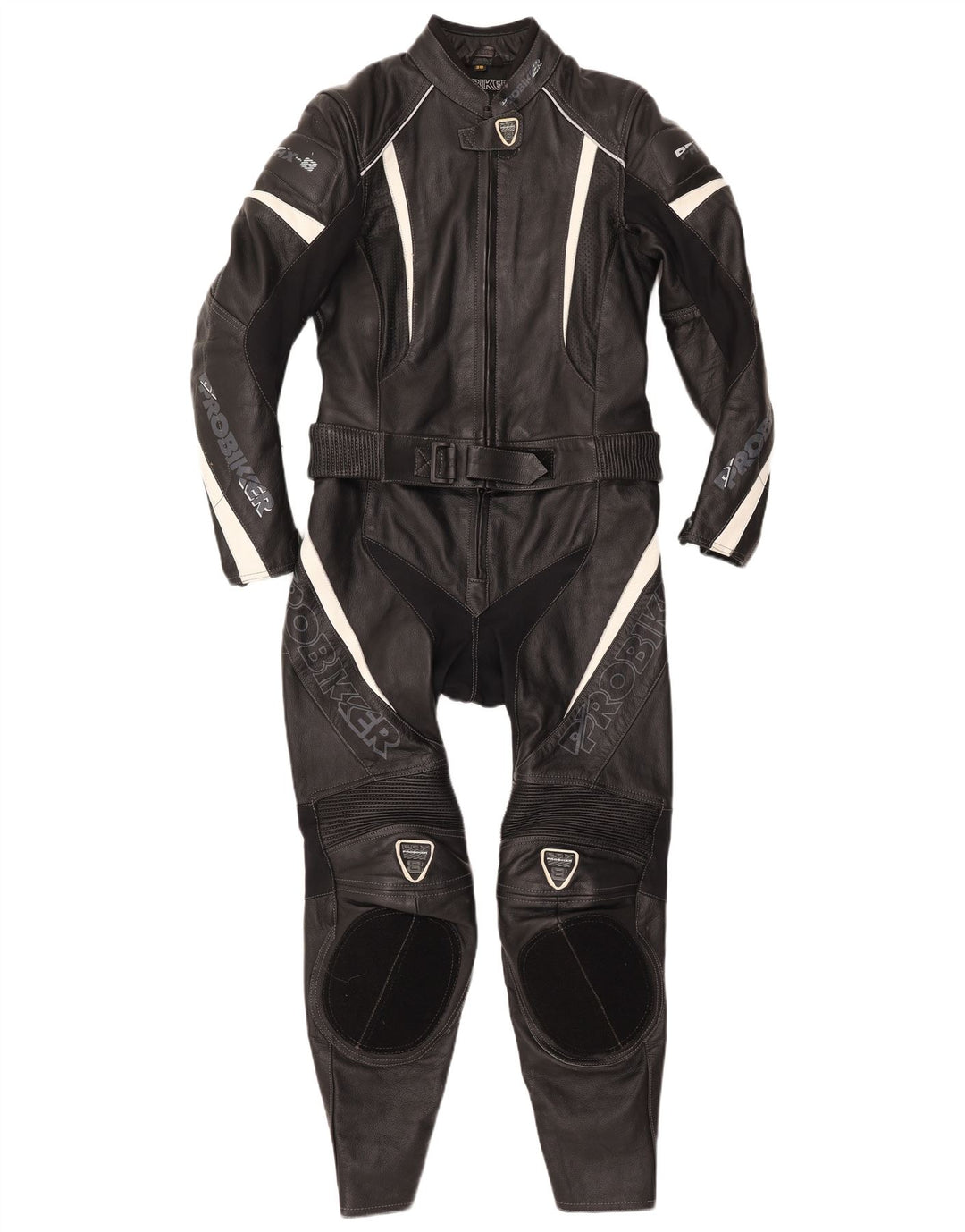 Conjunto gráfico feminino Probiker de 2 peças EU 38 bloco colorido preto médio