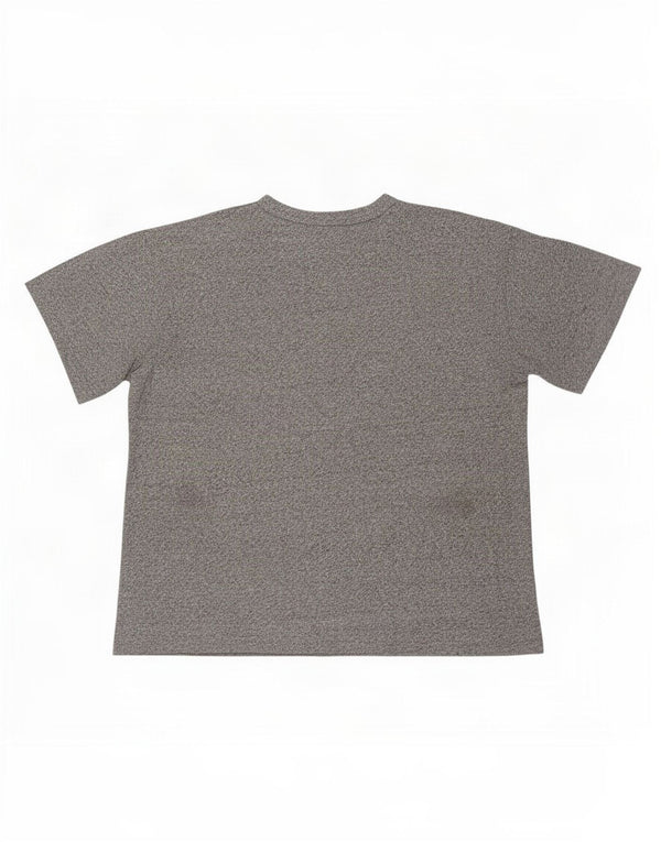 Camiseta masculina estampada Champion grande cinza manchado