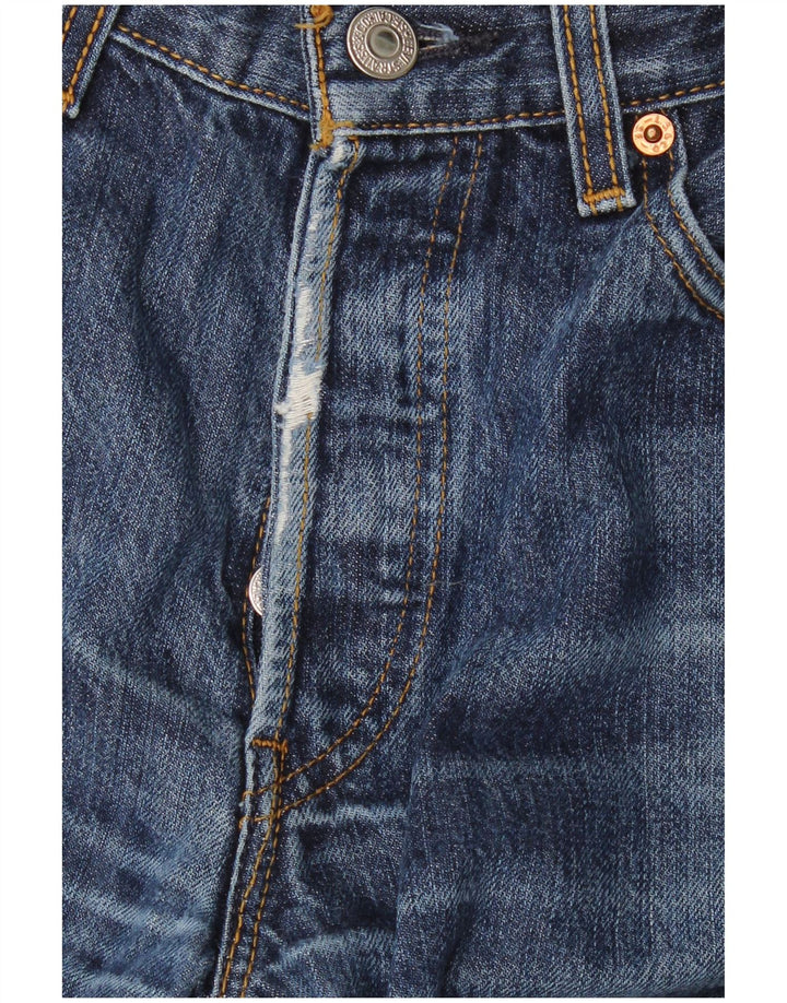 LEVI'S Masculino 501 Straight Jeans W29 L28 Azul